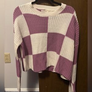 Slightly cropped sweater